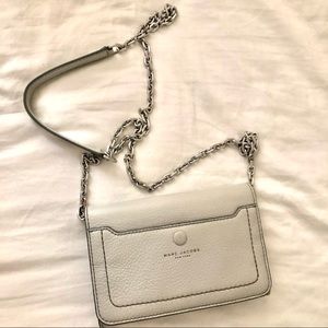 Marc Jacobs Empire City grey leather crossbody